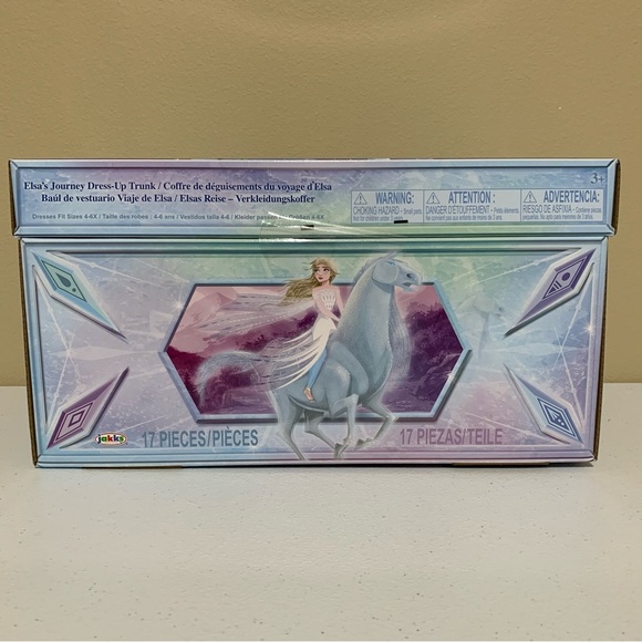 Frozen Elsa’s Journey Dress-Up Trunk Set-Fits Sizes 4-6X NWT - Picture 2 of 15